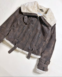 2000’s large collar shearling jacket