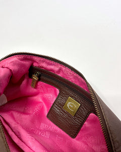Roberto Cavalli utility pockets monogram bag