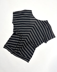 2000’s striped drapey T-shirt