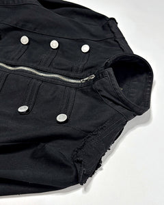 Military marching band large buttons jacket