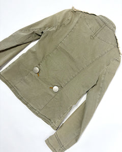 Military marching band large buttons jacket