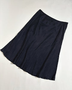 90’s polkadot midi skirt