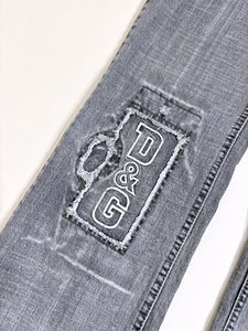 Dolce & Gabbana grey distressed jeans