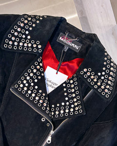 80’s Giorgio Mobiani studded suede jacket