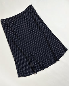 90’s polkadot midi skirt