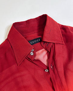 GUCCI S/S 1997 Tom Ford silk shirt