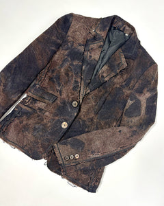Distressed 90’s fitted blazer jacket