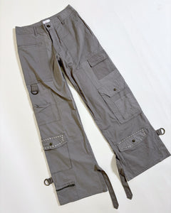 Star studded baggy cargo pants