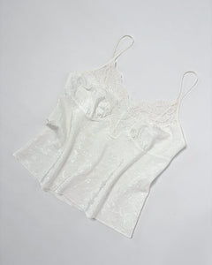 80’s form fitting lace cami top