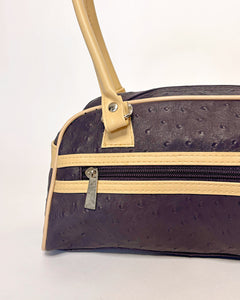 Plum purple 2000’s bowling bag