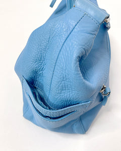 Light blue shoulder bag