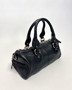 Zebra cowhide 2000’s bowling bag