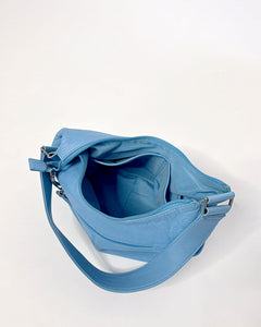 Light blue shoulder bag