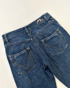 Low waist wide leg jeans