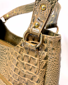 Italian large croco bag