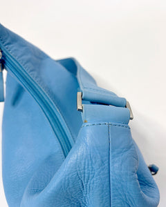 Light blue shoulder bag