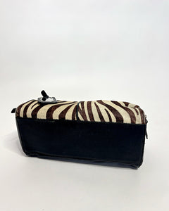 Zebra cowhide 2000’s bowling bag