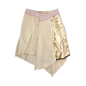 Asymmetric 2000’s butter yellow skirt