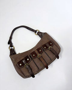 Roberto Cavalli utility pockets monogram bag