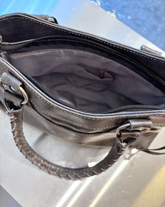 Dark grey city bag