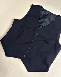 Black suit vest