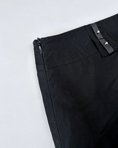 Studded bubble maxi skirt