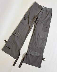 Star studded baggy cargo pants