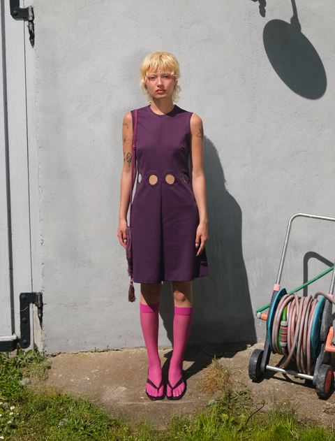 1960's cutout mini dress