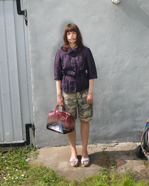 2000'S camo cargo shorts