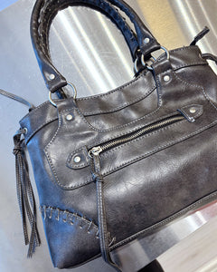 Dark grey city bag