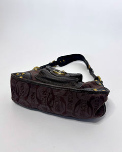 Roberto Cavalli studded monogram bag