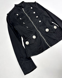 Military marching band large buttons jacket