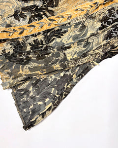 90’s corset tie abstract animal print shirt