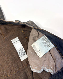 Dolce & Gabbana mud wash low rise bootcut jeans