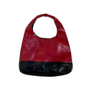 90’s red leather bag
