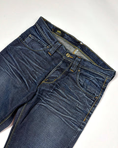 Loose fit dark wash Lee jeans
