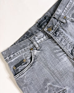 Dolce & Gabbana grey distressed jeans