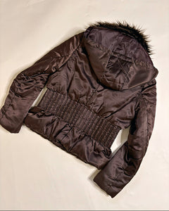 Just Cavalli asymmetric puffer jacket