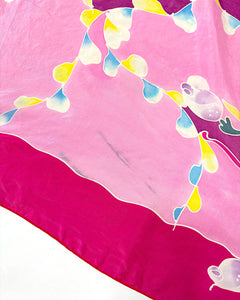 Large Pucci-esque silk scarf