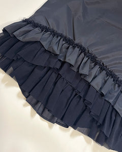 Frill midi skirt