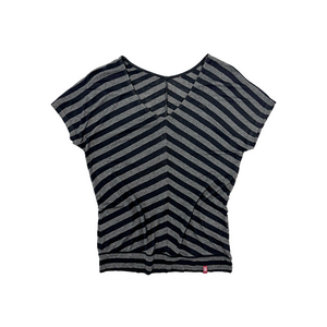 2000’s striped drapey T-shirt