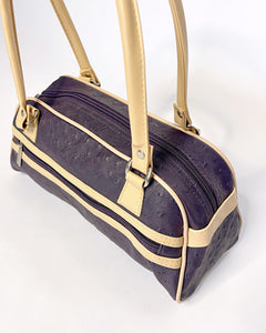 Plum purple 2000’s bowling bag