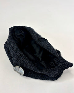 Crochet mother of pearl bag