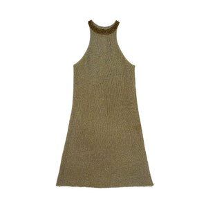 Golden 70's mini dress