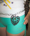 2000's Roberto Cavalli heart chain belt