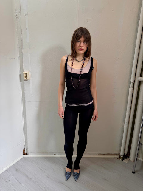 s0124 sheer mesh top