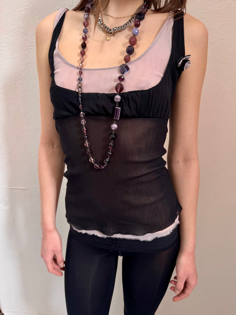s0124 sheer mesh top