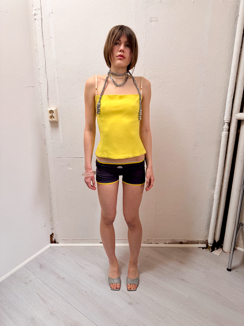 s0136 D&G yellow camisole (2001)