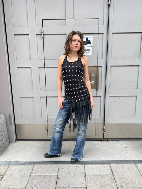 2000's studded tank top