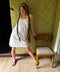 1970's white cotton sundress